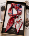 Crimson Equestrian Charm