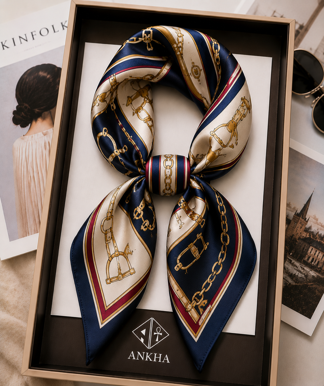 Navy Equestrian Luxe