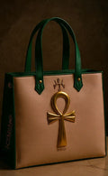 Dual-Tone Ankh Heritage Tote