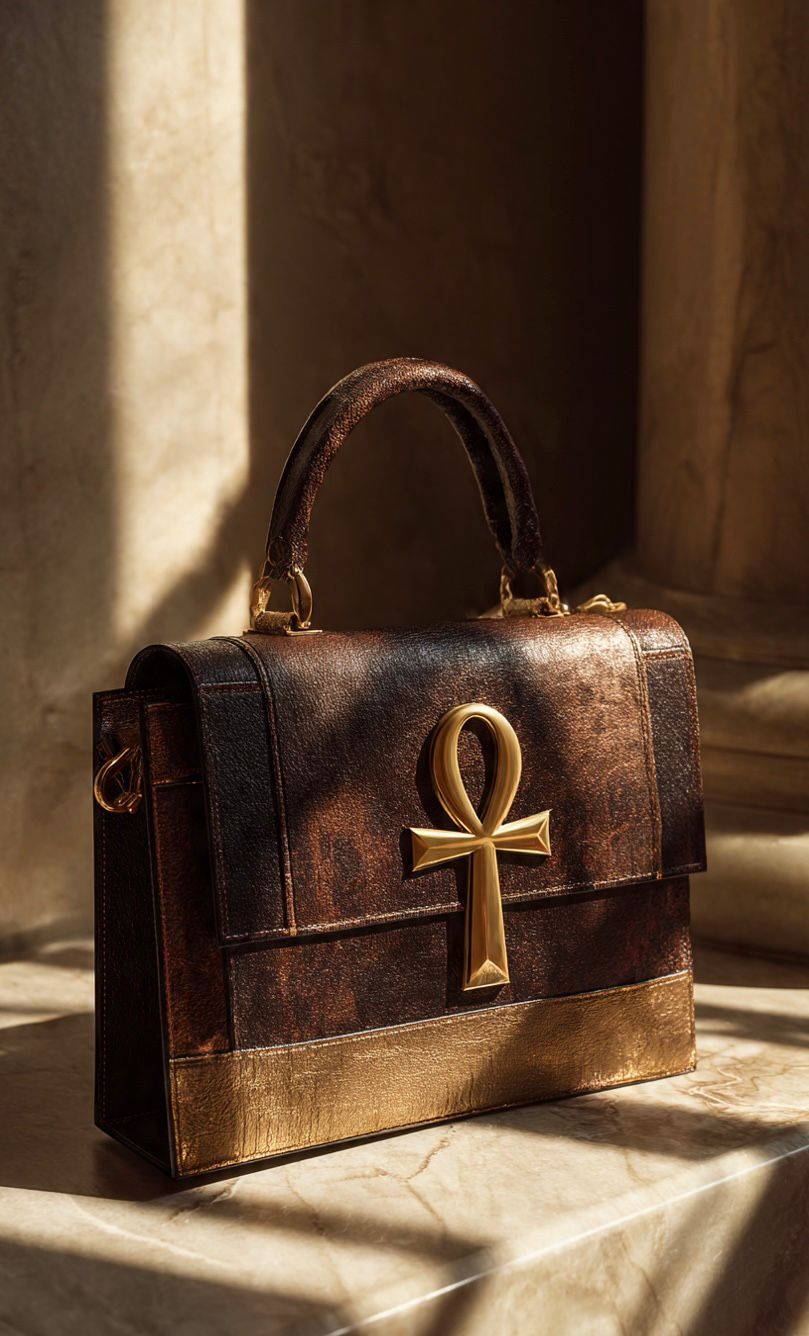 Emerald Ankh Handbag